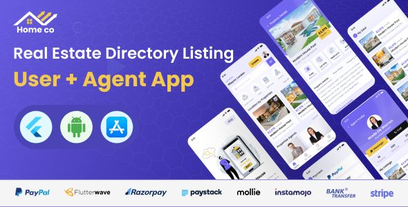 Homeco - Real Estate Directory listing Flutter App