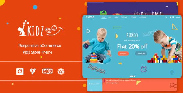 Kidzoo - Children and Baby Store WordPress eCommerce Theme