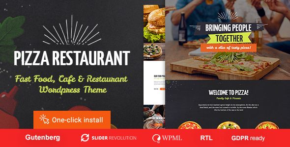 Pizza Restaurant – Fast Food & Restaurant WordPress Theme