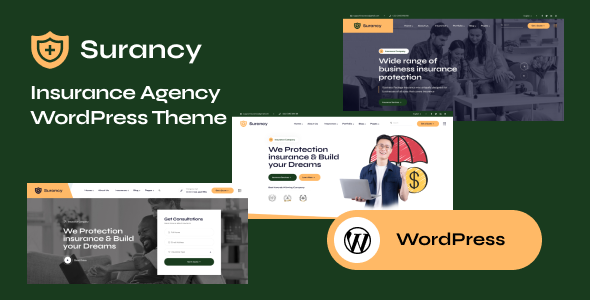Surancy - Insurance Agency WordPress Theme
