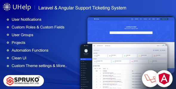 Uhelp - Helpdesk Ticketing System (Angular Version)