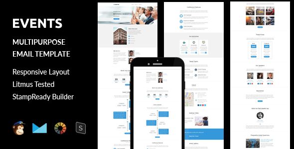 NOVA - Multipurpose Responsive Email Template With Stampready Builder & Mailchimp Access - 7