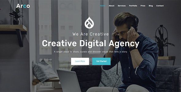 Trax - One Page Drupal 9 Parallax - 6
