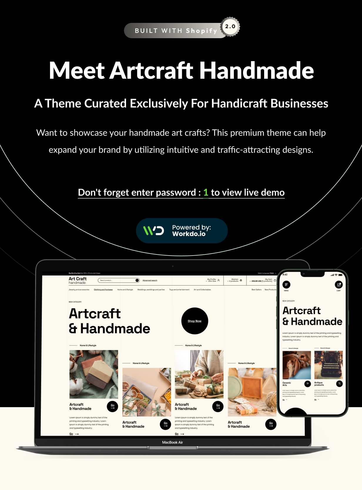 Art Craft Handmade - Shopify 2.0 Art Store Theme - 4