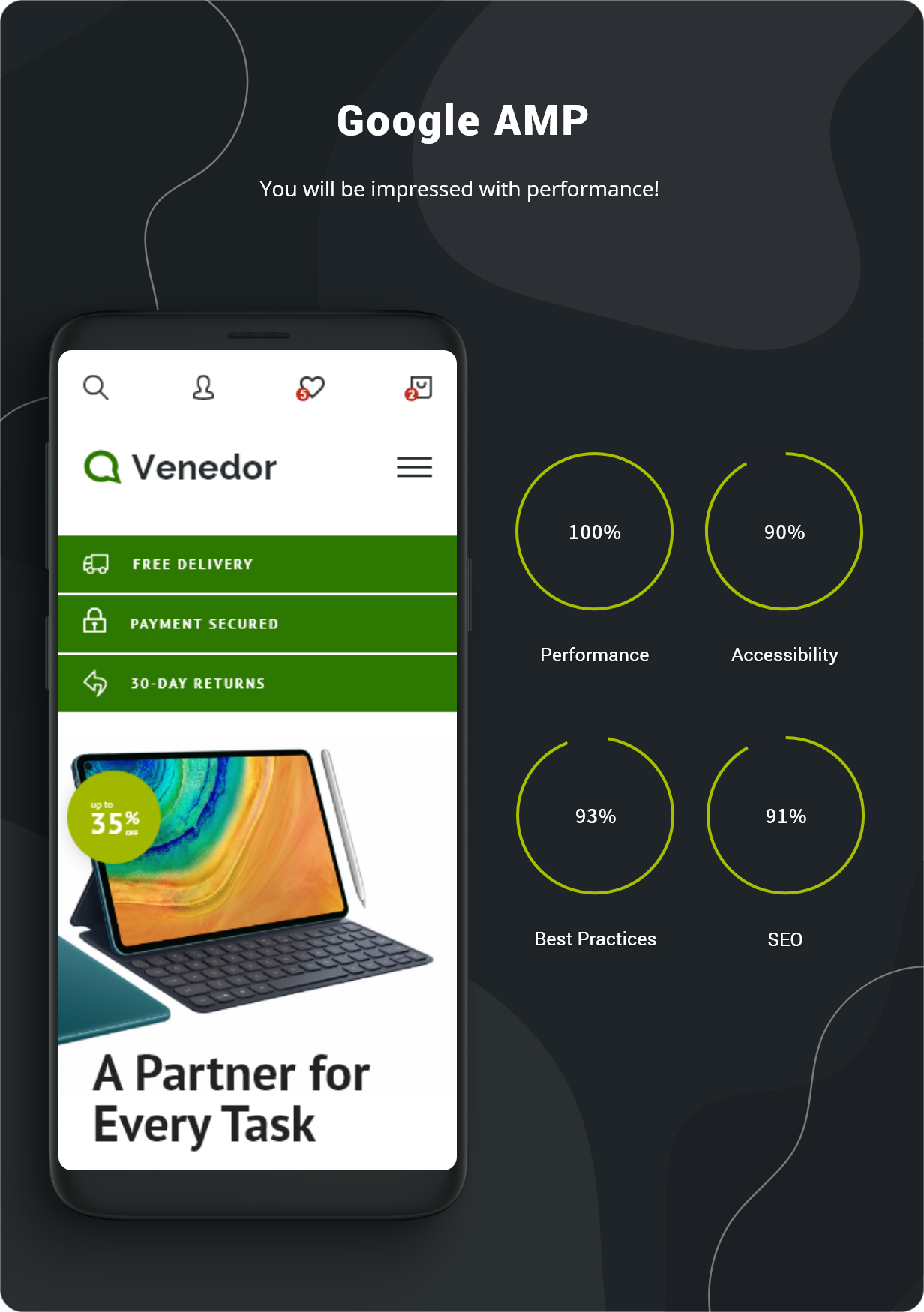 Venedor - Prestashop AMP Theme - 5
