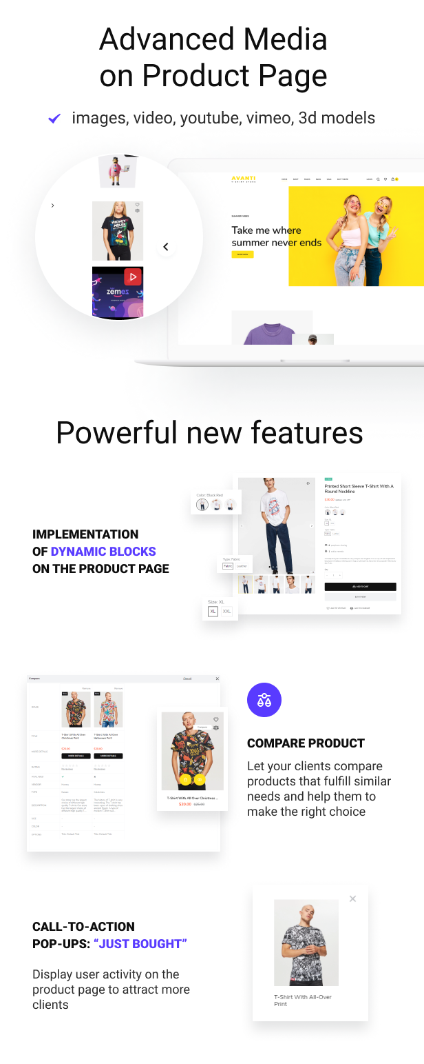 Avanti - Shopify Tshirt Store Theme - 2