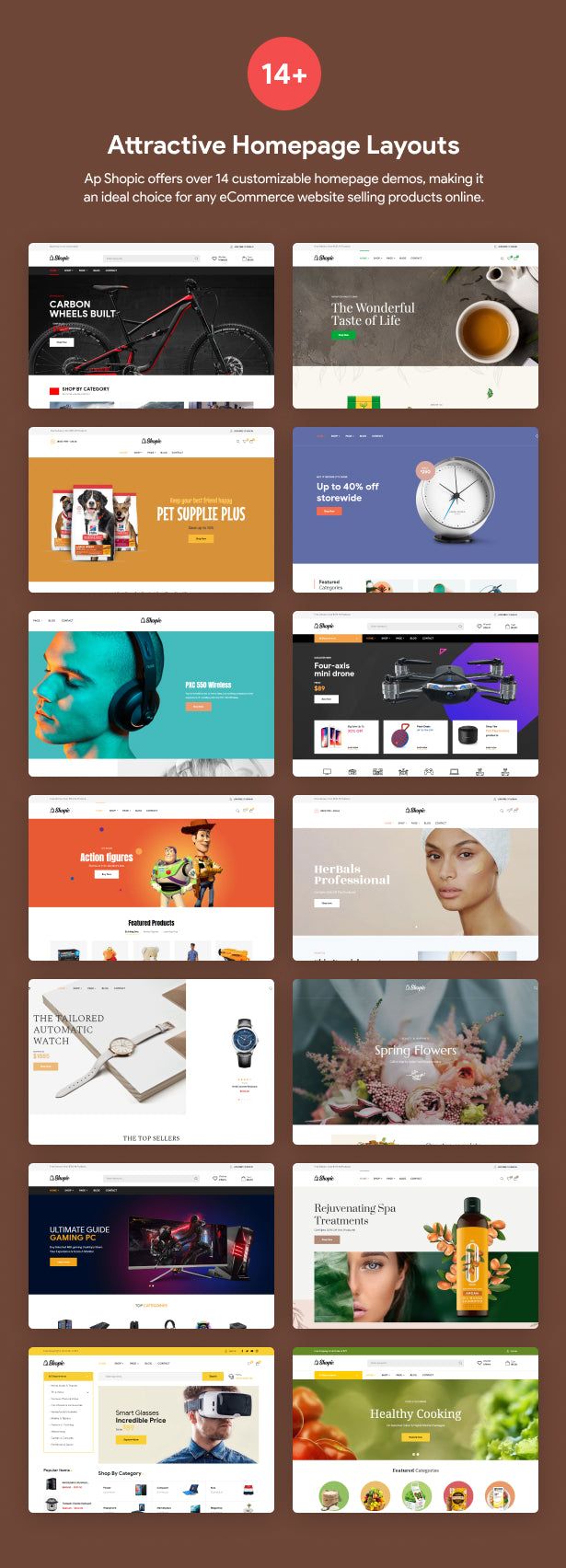 14+ Attractive Homepage Layouts