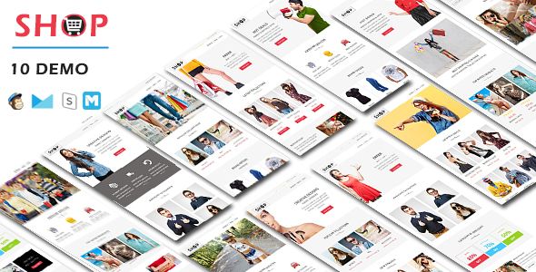 ECOM - Transactional and Notification Email Templates Mega Bundle - 2