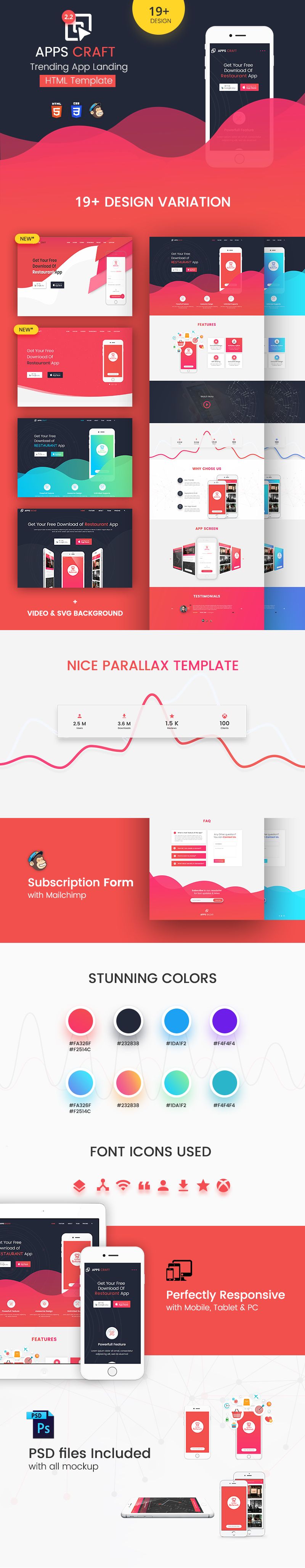 Apps Craft - App Landing Page - 3