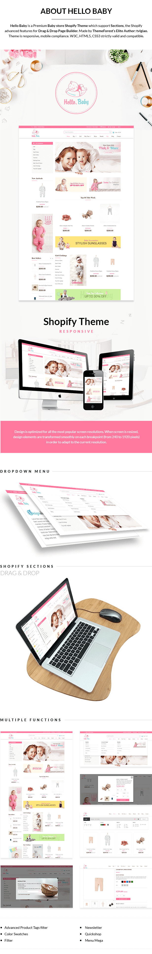 Hello Baby - Kids Fashion Store Shopify Theme