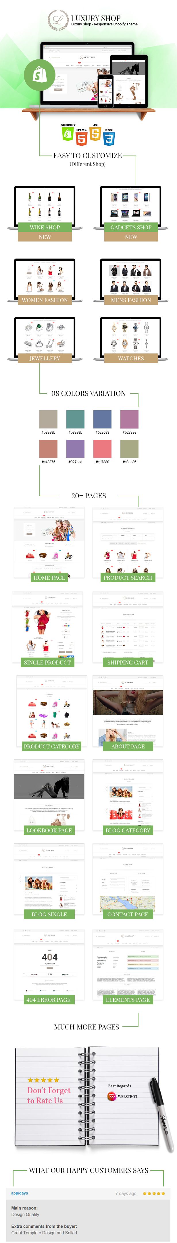 Luxury Shop - Responsive Shopify Theme