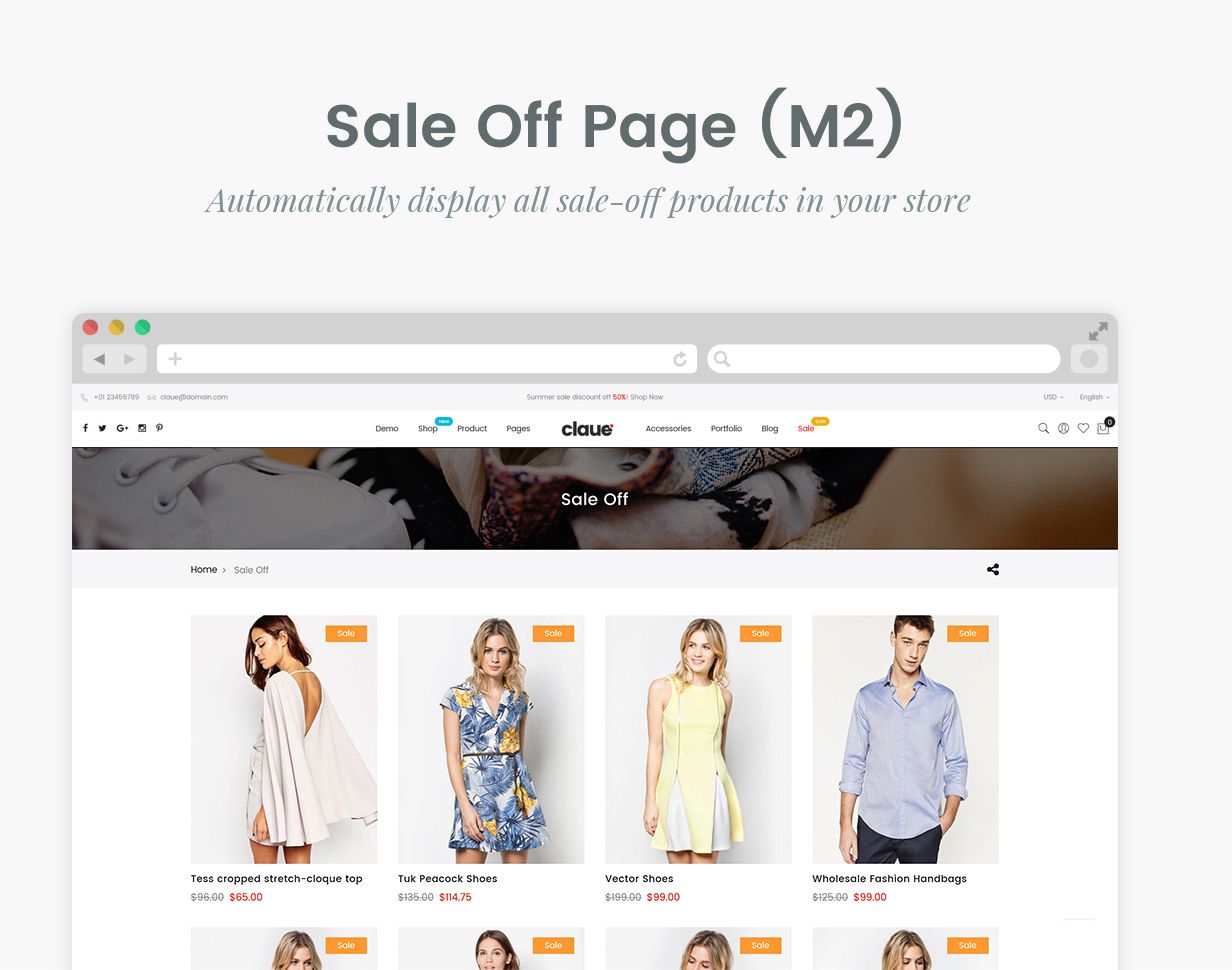 Claue - Clean and Minimal Magento Theme - 18