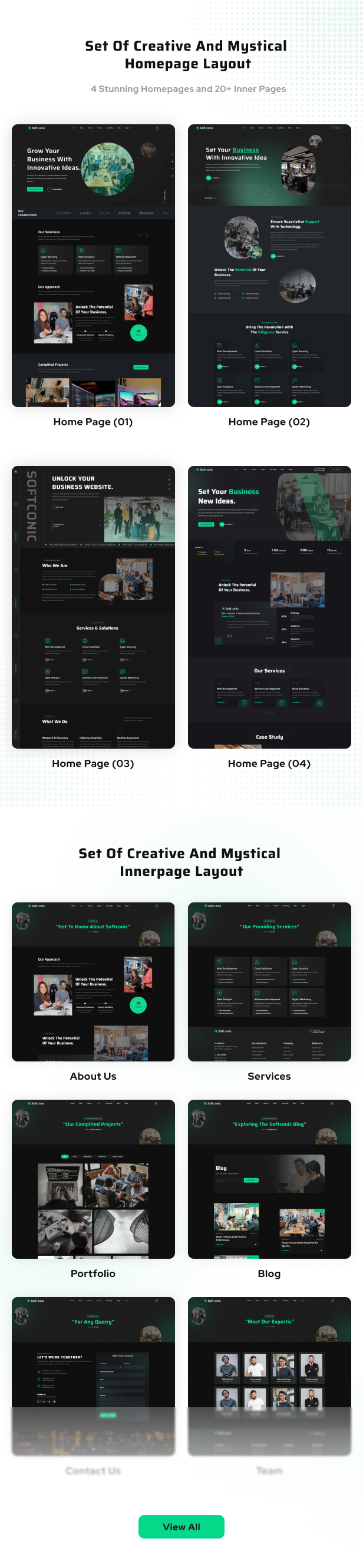 Softconic - Software Agency and IT Solutions React Next JS Template - 2