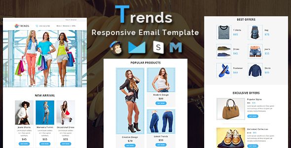 Spark - Multipurpose Responsive Email Template + Stamp Ready Builder Access - 5