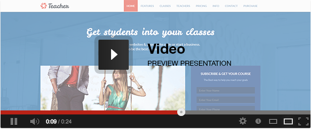 Teacher One Page Learning Video Presentation