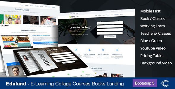 Teacher- Education One Page Responsive Template - 2