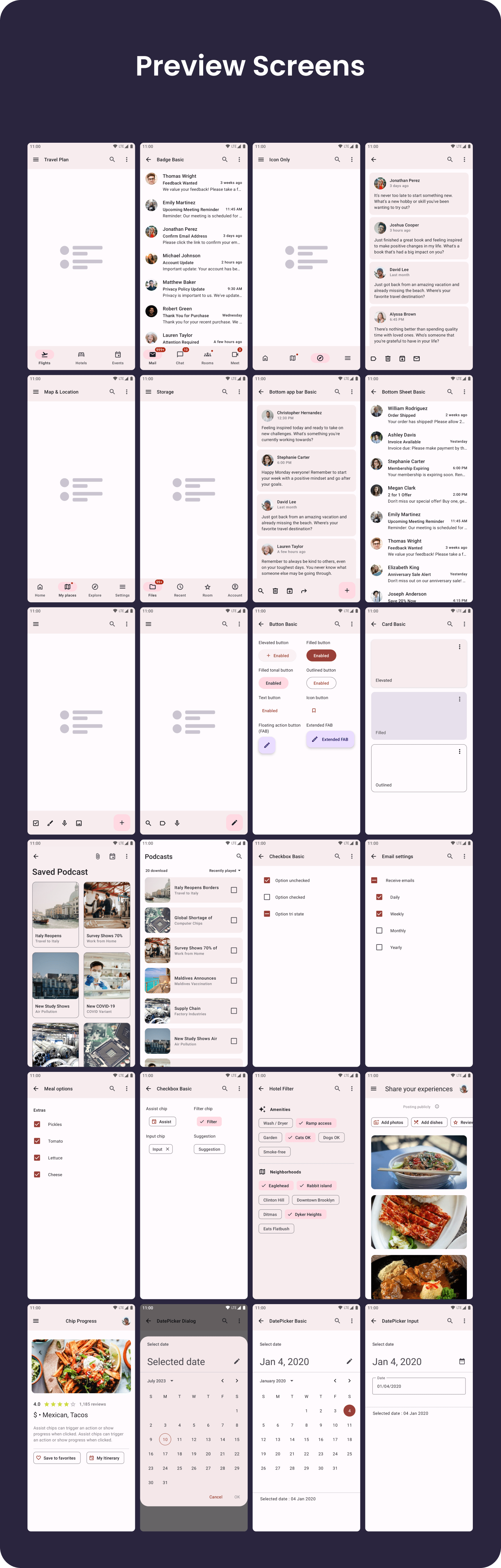 ComposeX - Android Jetpack Compose UI 1.0 - 6