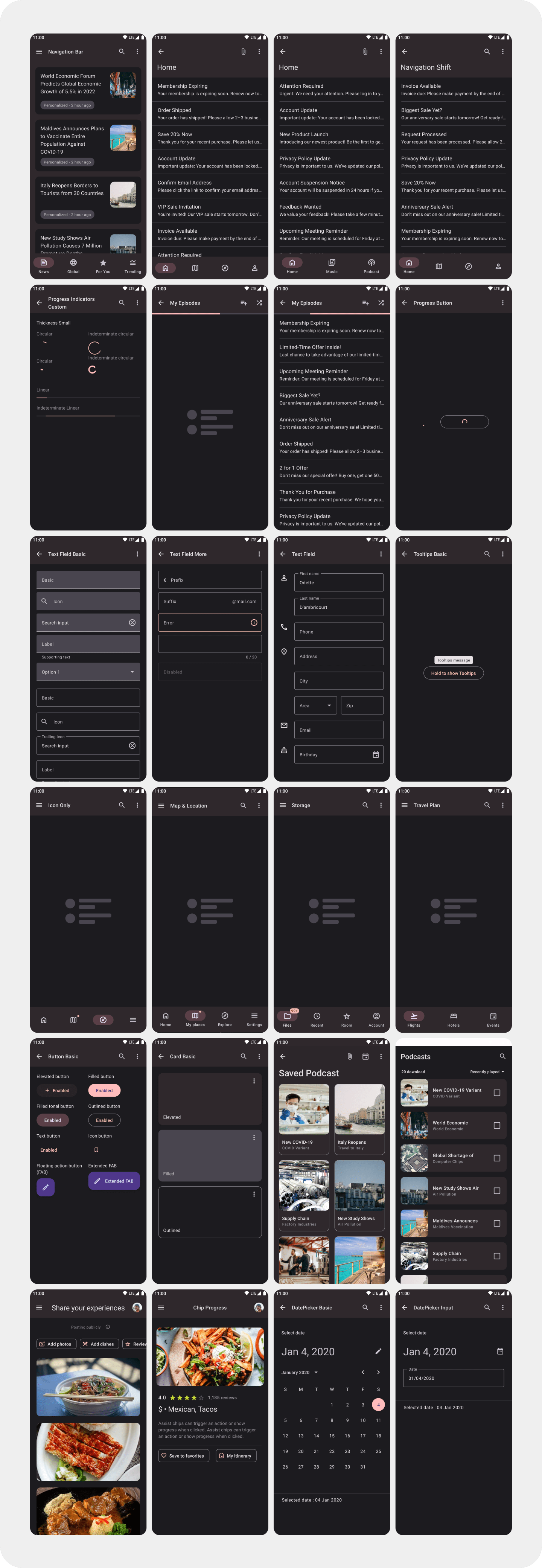 ComposeX - Android Jetpack Compose UI 1.0 - 10