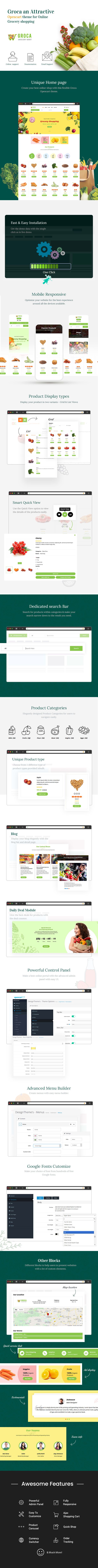 Groca - Grocery, Super Market OpenCart Theme - 1