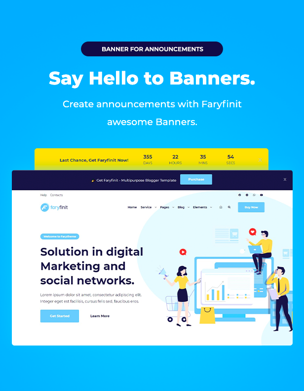 Faryfinit - Multipurpose Blogger Template - Code.market