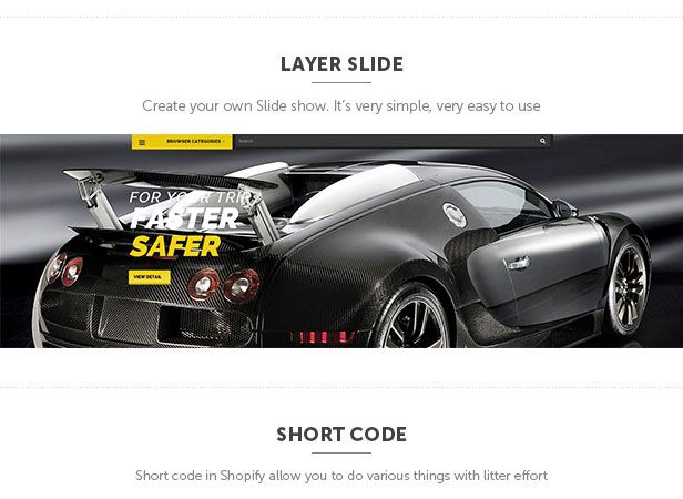 Slideshow Shopify theme