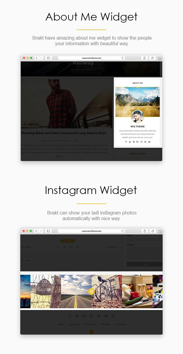 Brakt - Personal Blogger Template - 16