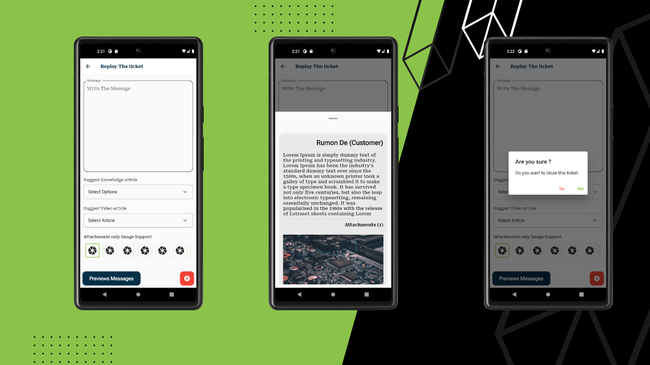 Rio Help Desk Ticketing Flutter App UI Template - 10