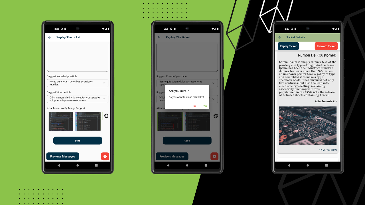 Rio Help Desk Ticketing Flutter App UI Template - 11