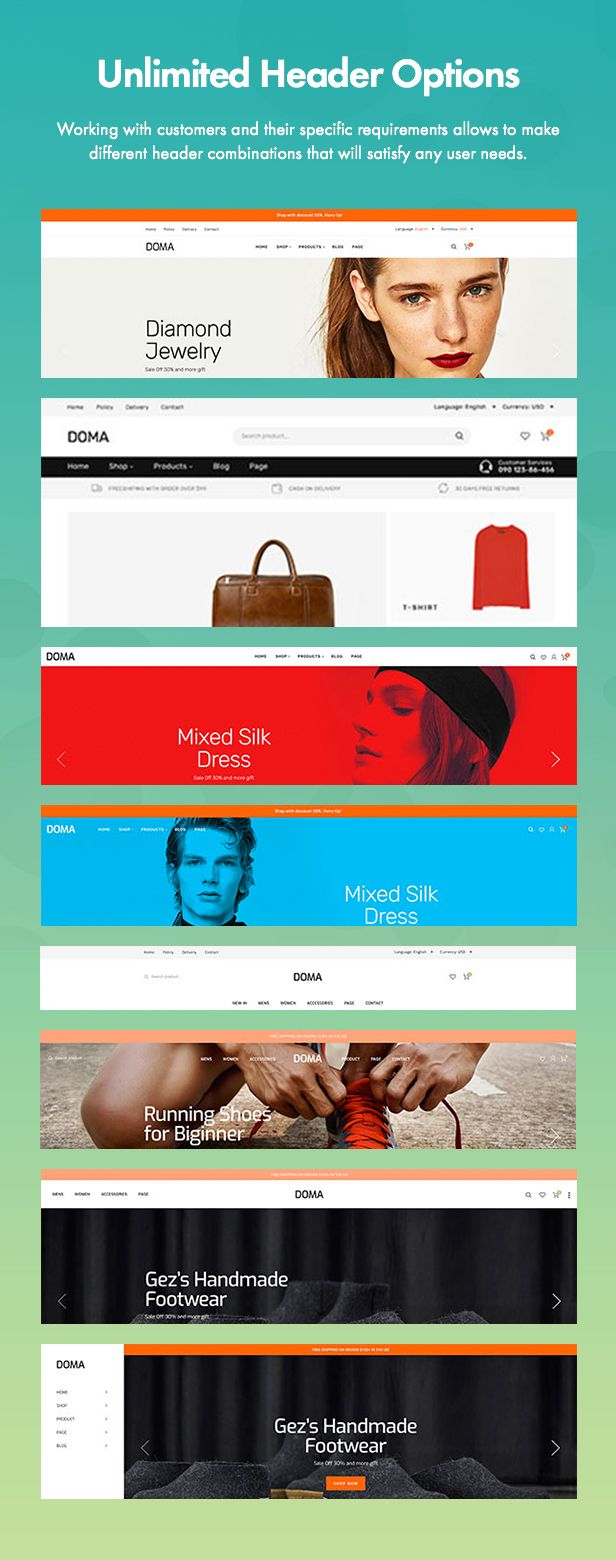 Doma Multipurpose Responsive Magento 2 Theme - 14