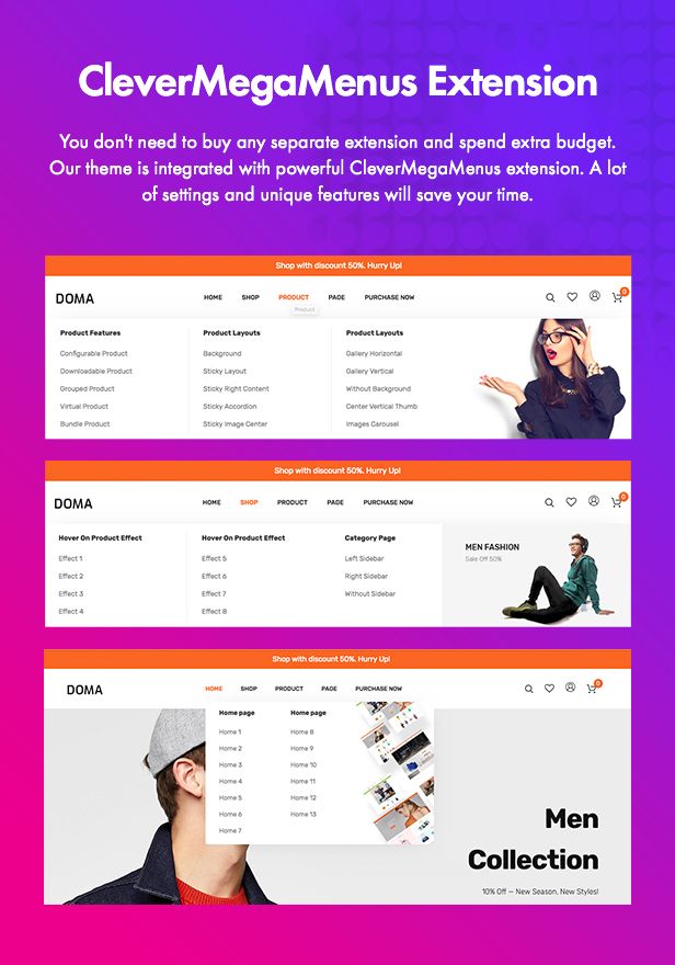 Doma Multipurpose Responsive Magento 2 Theme - 21
