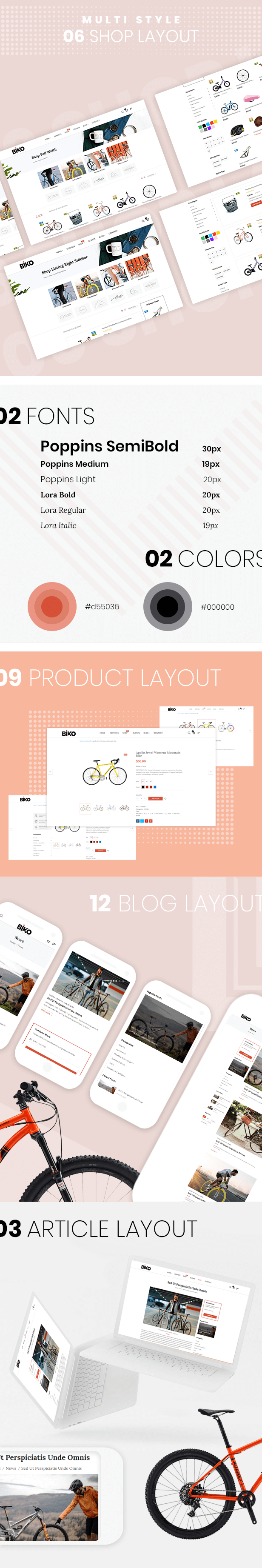 Shopify Biko Pages Layout
