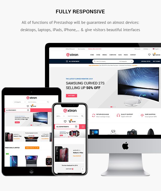 Extron Prestashop Theme