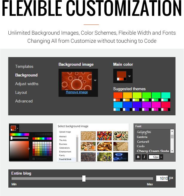 Flexible Customization - MagOne - Magazine Blogger Template