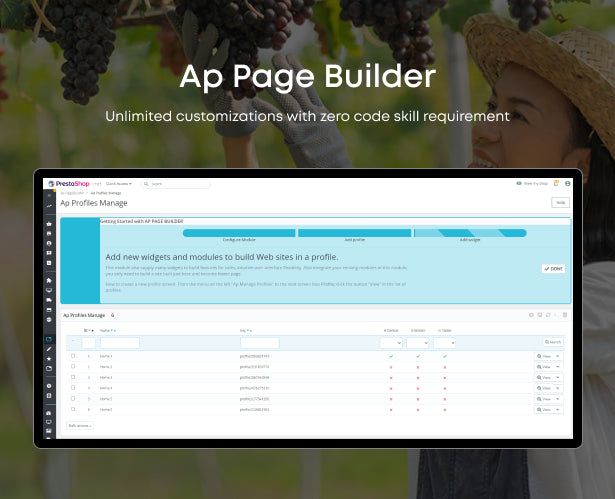 No.1 Drag and drop Ap Page Builder