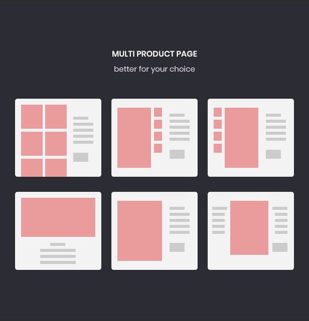 multi product pages