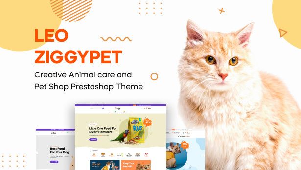 Leo Ziggypet - Animal care and Pet shop Prestashop Theme
