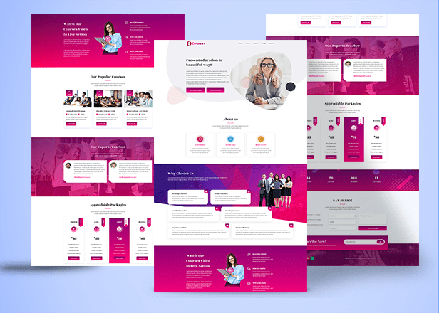 Online Courses Html Landing Page Code market online-courses-html-landing-page-code-market