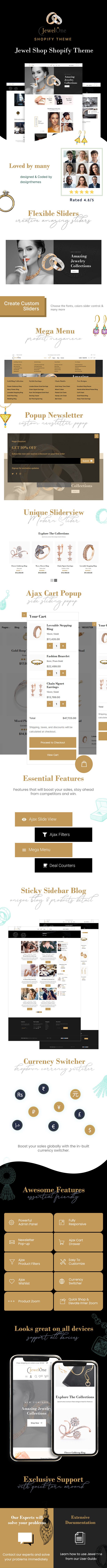 Jewlone - Responsive Jewelry Shopify theme - 1