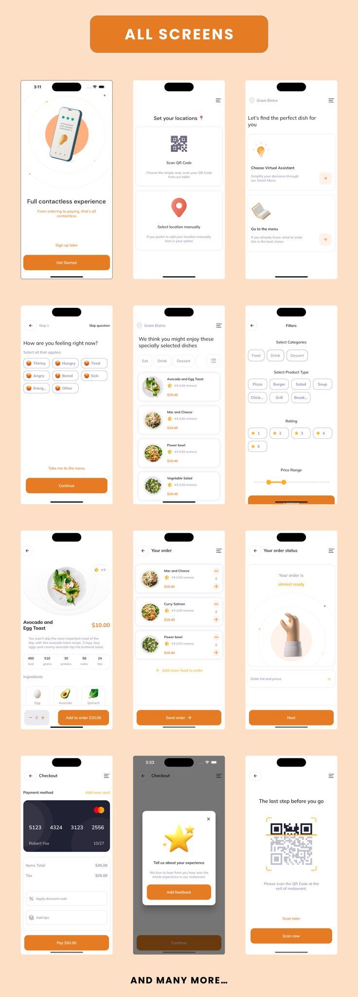 Smart Menu Food App - Flutter Mobile App Template 