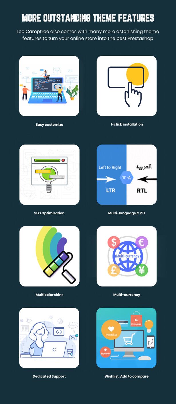 More amazing Theme Features