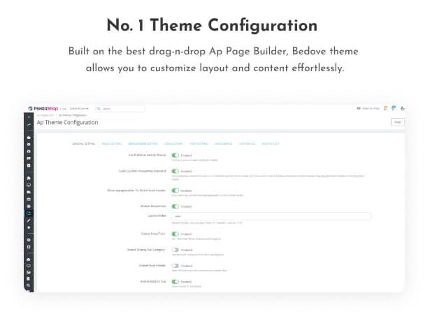 No. 1 Theme Configuration