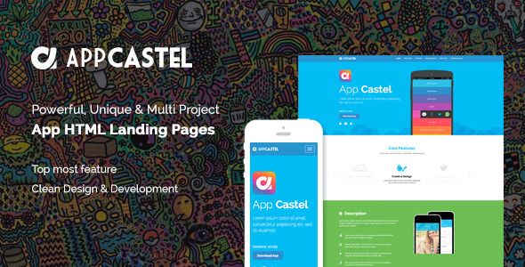 AppCastle - Bootstrap 3 App Landing HTML Template