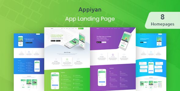 Appiyan - App landing HTML 5 Template