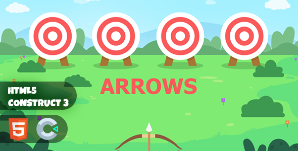 Arrows Construct 3 HTML5 Game