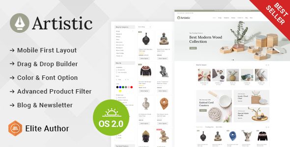 Artistic – Art & Craft Store Shopify Responsive Theme