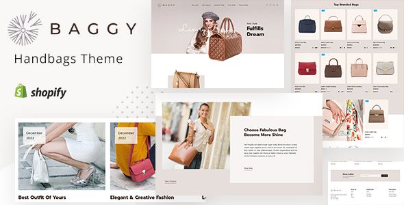 Baggy - Fashion Handbags Shopify Theme Shopify Fashion, Shopify  Ecommerce