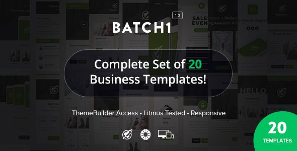 Batch1 – Complete Set of 20 Business Email Templates