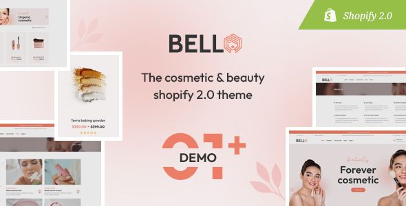 Bello - The Cosmetics & Beauty Responsive Shopify Theme Shopify Shopify  Ecommerce
