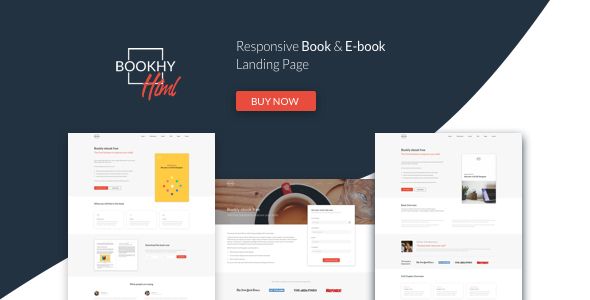 Bookhy – The Perfect Landing Page, Book & Ebook. Boost