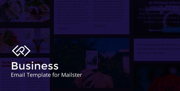 Business – Email Template for Mailster